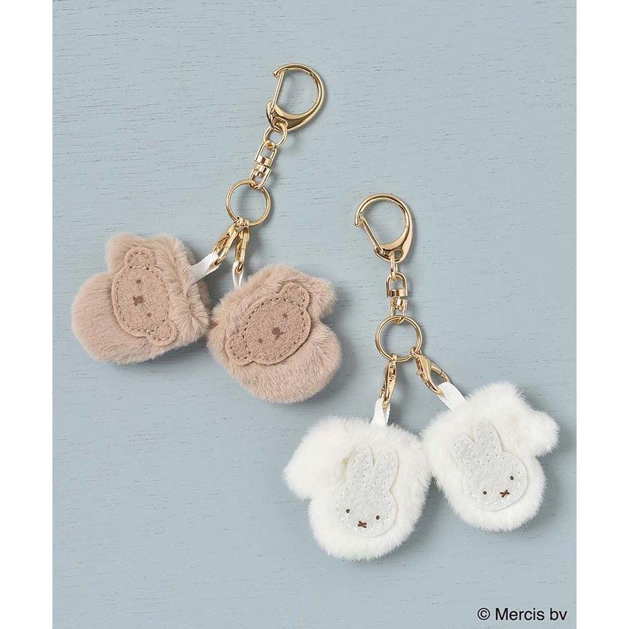 Miffy ミッフィー ボリス グッズ キーホルダー レディース 手袋 ミトン 型 ミニチュア おしゃれ プレゼント BRUNA WINTER ACCESSORIES MINIグローブ チャーム