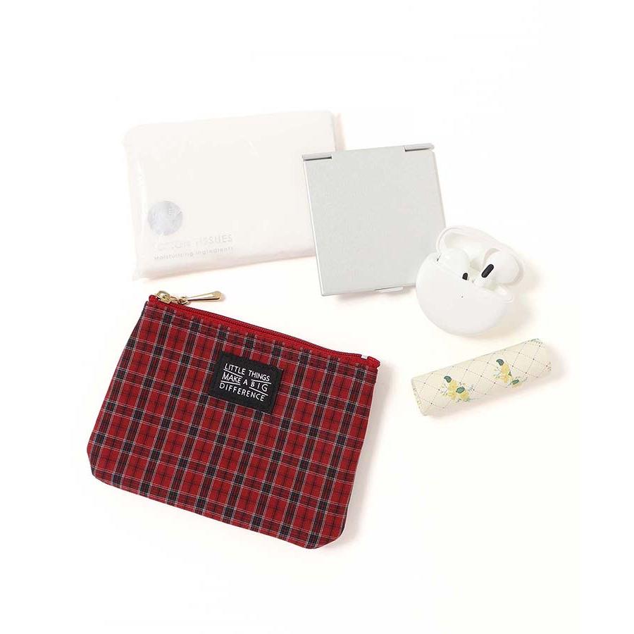 ちえ様 ご確認用 ポケットティッシュポーチ&ミニポーチ セット Bleu