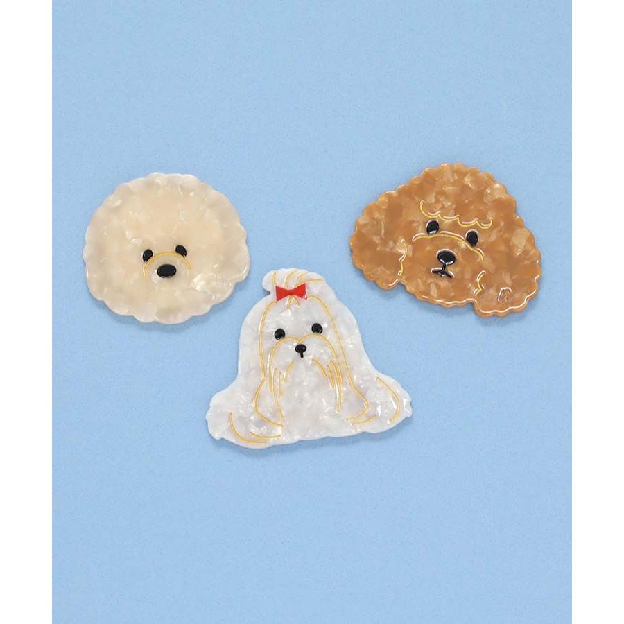 マルチーズ★ドレッサーペット★美品 ミラー 手鏡 コンパクト アセチ素材 マルチーズ ビションフリーゼ トイ