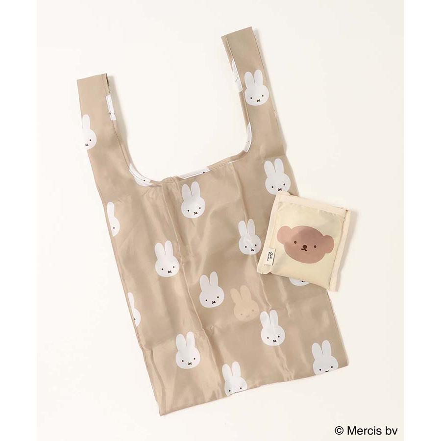 Miffy ミッフィー ボリス グッズ エコバッグ 折り畳み 収納 レジ袋型 レディース おしゃれ 小さめ コンパクト プレゼント BRUNA FACEショッピングバッグ
