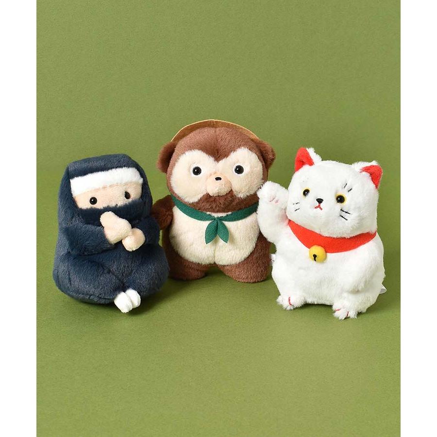 Bleu Bleuet（ブルーブルーエ） ぬいぐるみ 招き猫 たぬき 忍者 グッズ