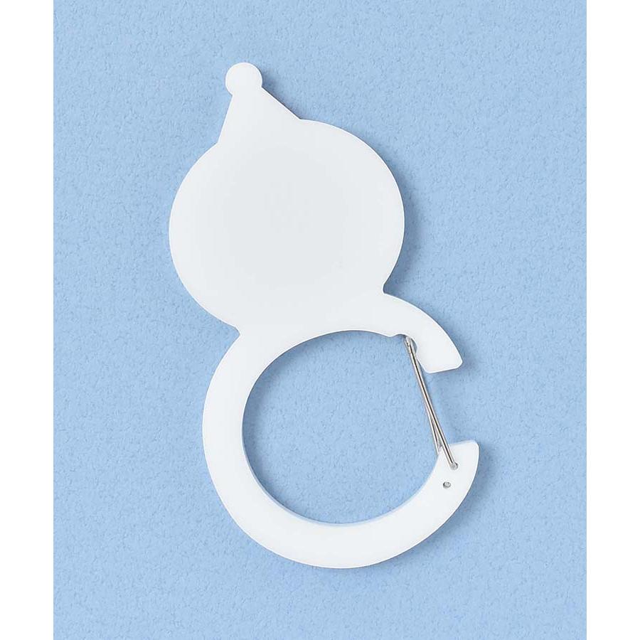 セール カラビナ レディース おしゃれ かわいい 雪だるま スノーマン グッズ チャーム 推し活 カラー ギフト プレゼント なかよしころりんゆきだるまカラビナ | Bleu Bleuet | 13