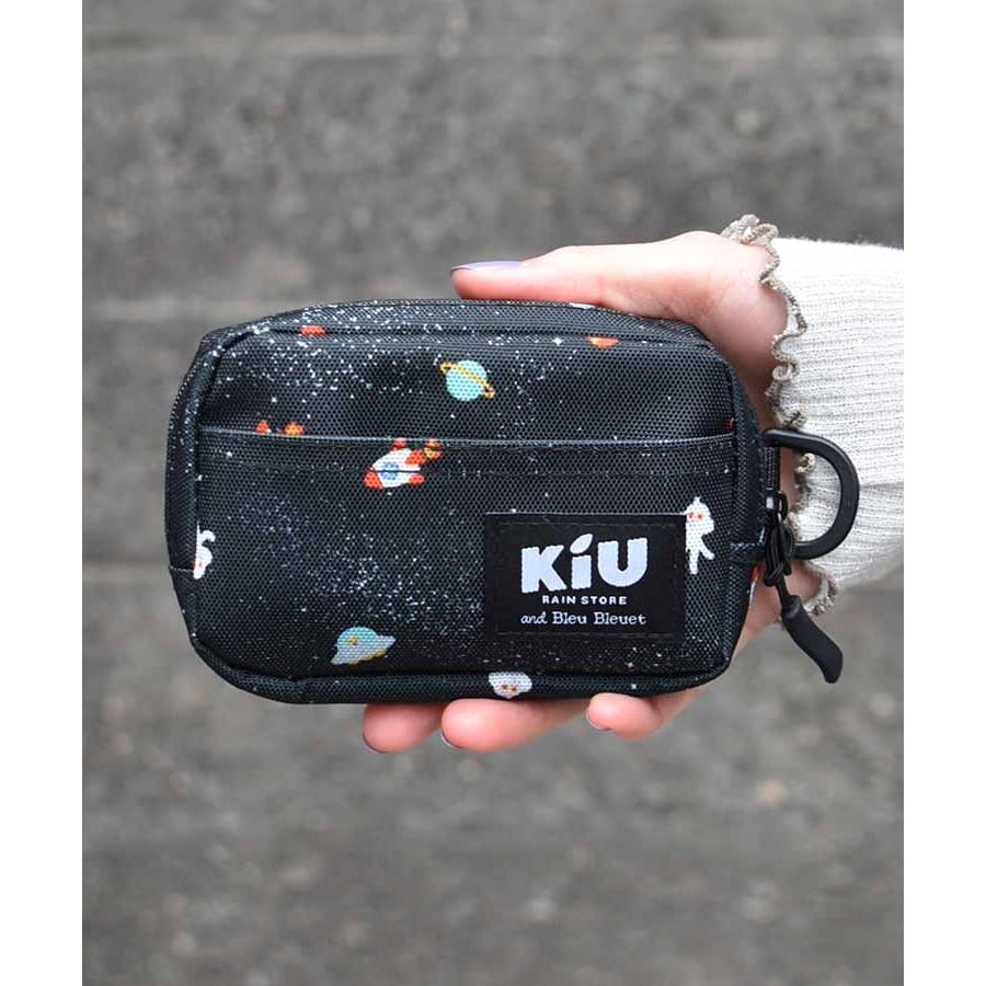 KiU（キウ） コラボ ブルーブルーエ ポーチ 小物入れ 小さめ