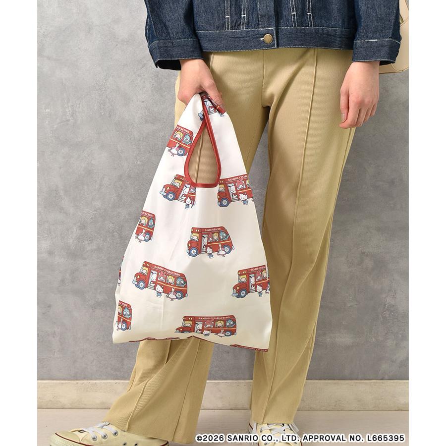 サンリオ グッズ エコバッグ レディース おしゃれ 折り畳み キティ けろっぴ ポチャッコ パティ＆ジミー SANRIO CHARACTERS BASICショッピングバッグ