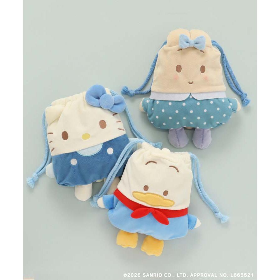 サンリオ マロンクリーム 小物入れ sanrio（サンリオ） グッズ キティ ペックル マロンクリーム 巾着袋