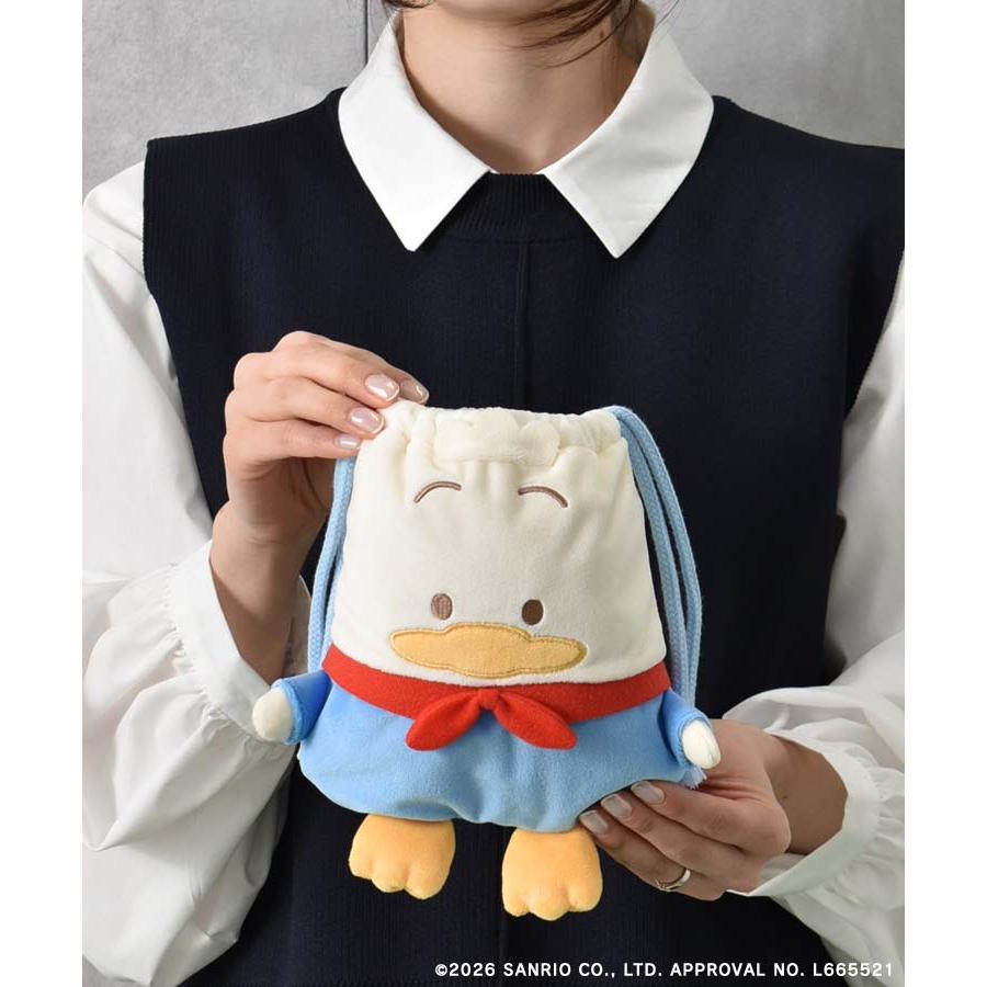 sanrio（サンリオ） グッズ キティ ペックル マロンクリーム 巾着袋