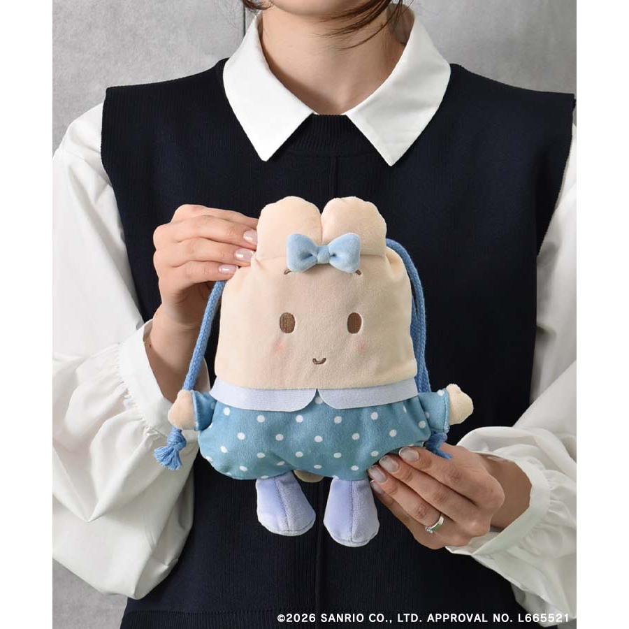 sanrio（サンリオ） グッズ キティ ペックル マロンクリーム 巾着袋