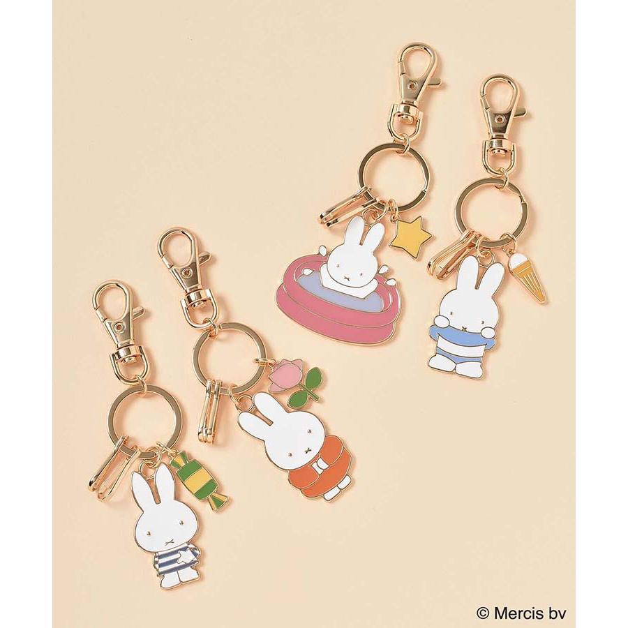 Miffy（ミッフィー） グッズ キーホルダー メタルチャーム 2連