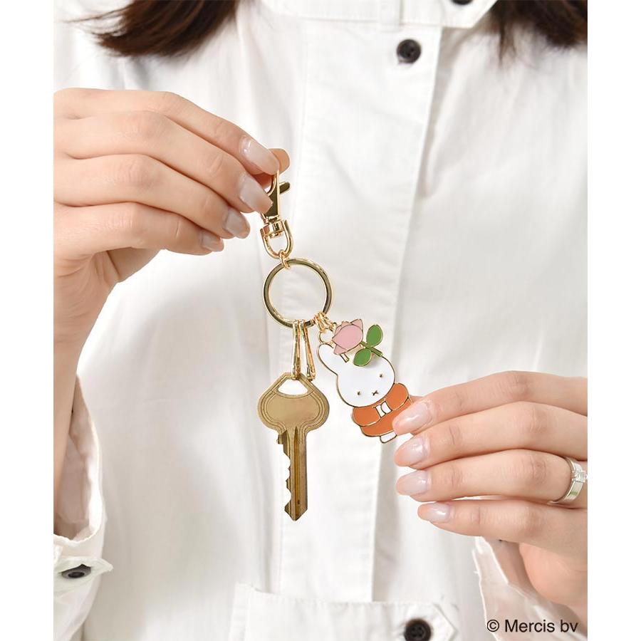 Miffy（ミッフィー） グッズ キーホルダー メタルチャーム 2連
