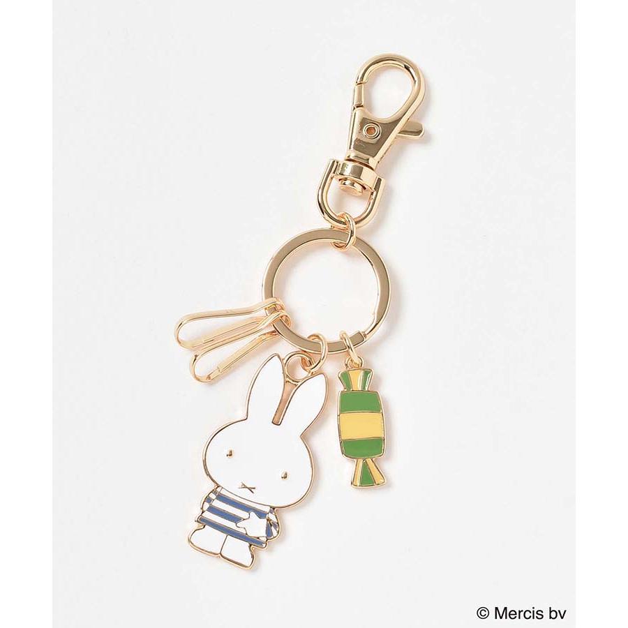 Miffy（ミッフィー） グッズ キーホルダー メタルチャーム 2連