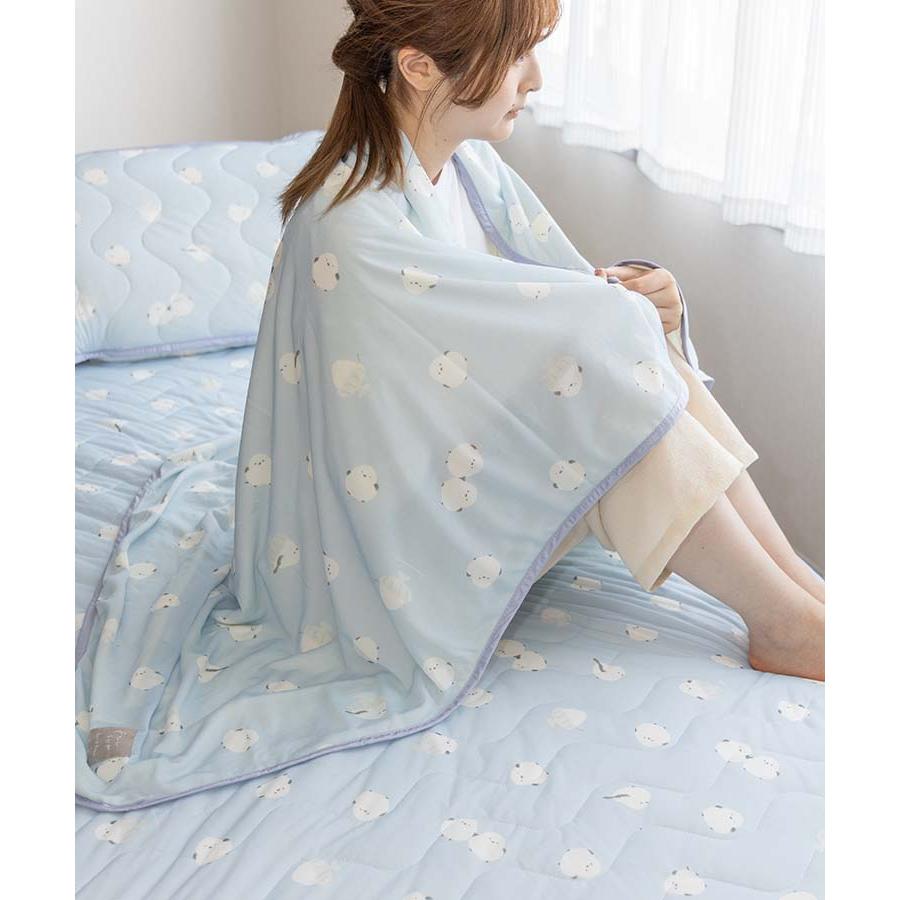 Bleu Bleuet（ブルーブルーエ） ブランケット 大判 ハーフケット 夏用