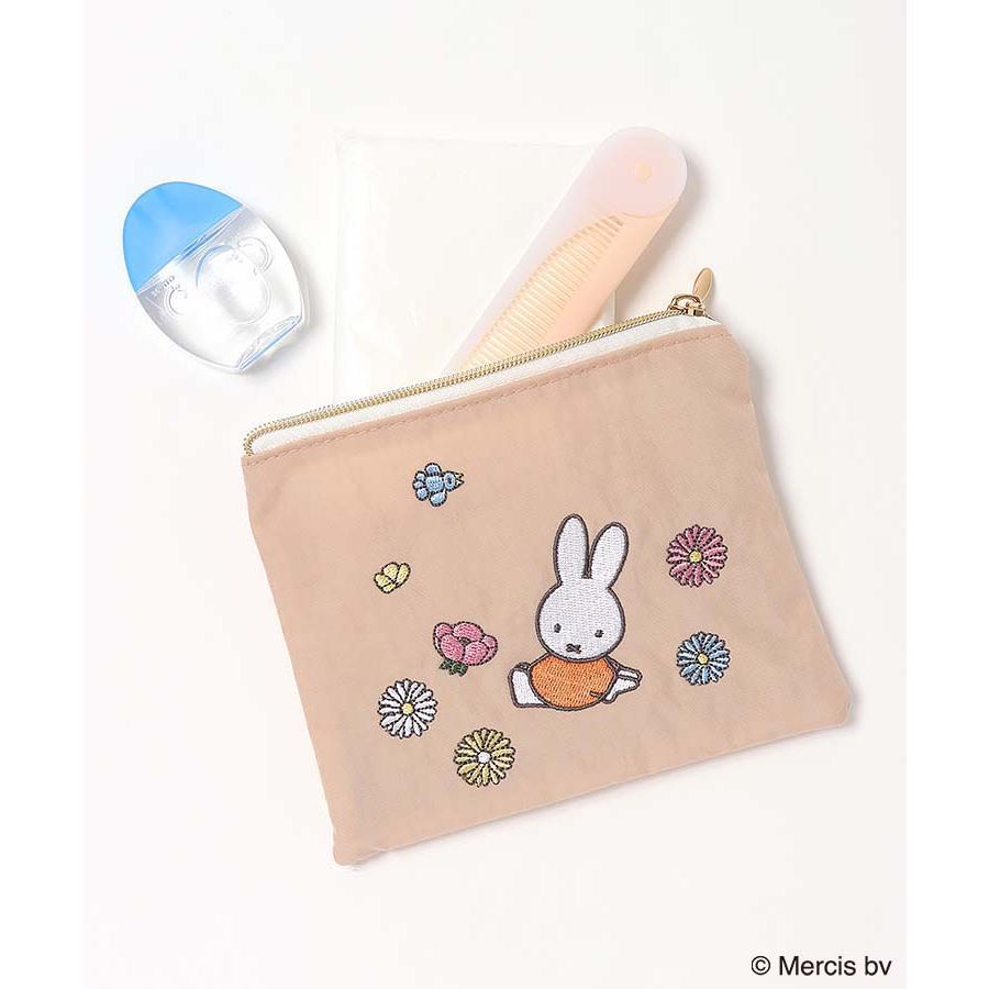 Miffy（ミッフィー） グッズ ポーチ 小物入れ レディース 刺繍