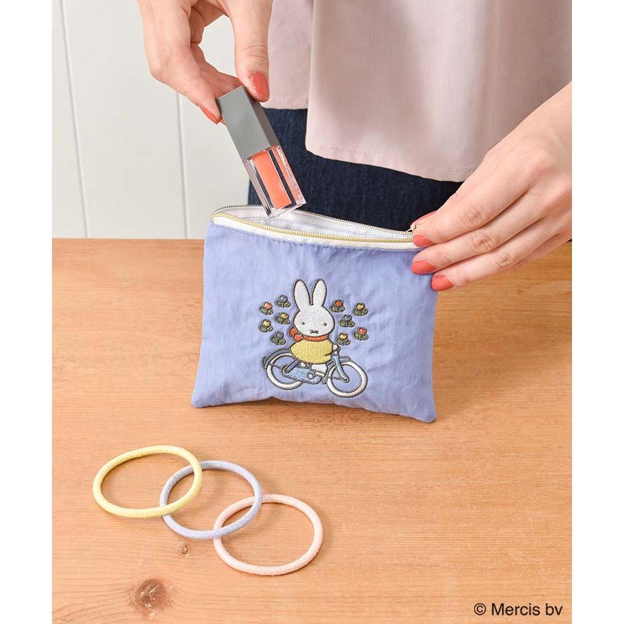 Miffy（ミッフィー） グッズ ポーチ 小物入れ レディース 刺繍