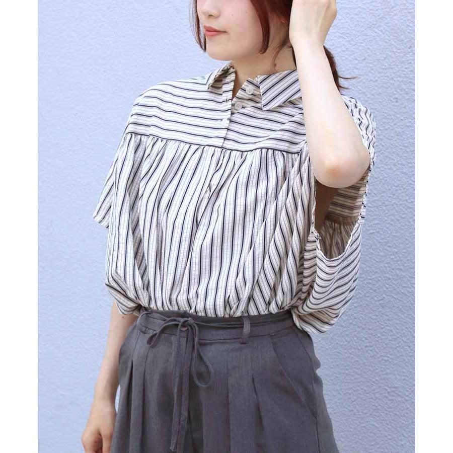 Bleu Bleuet（ブルーブルーエ） セール ブラウス レディース 半袖