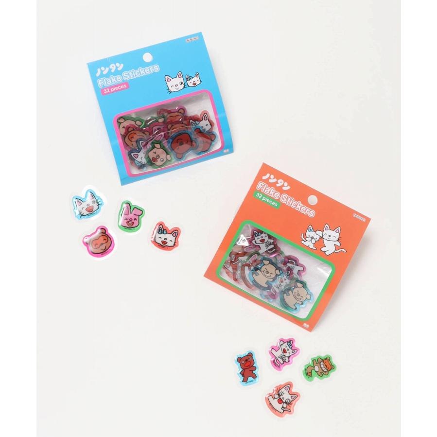 サンスター文具 シール フレークシール ぷっくり ステッカーノンタン