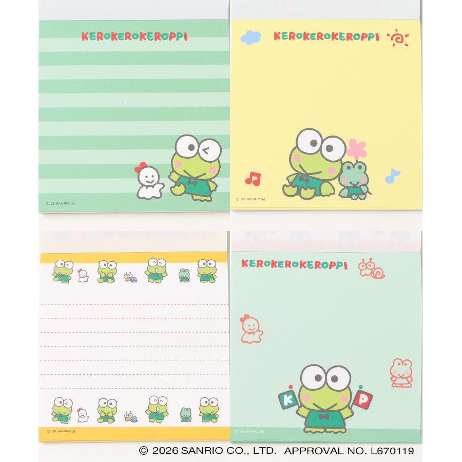 Sanrio☆レトロメモ帳　まとめ売り sanrio（サンリオ） レトロ スクエアメモ メモ帳 メモパッド ブロック