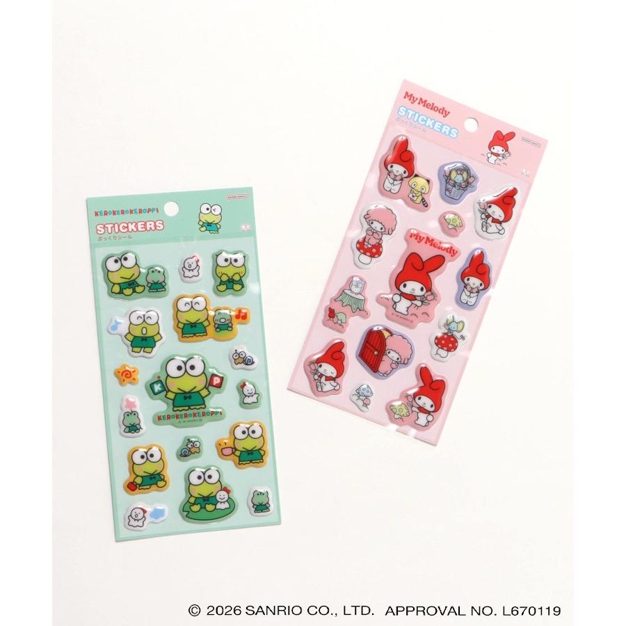 sanrio（サンリオ） シール レトロ キャラクターズ ぷっくりシール