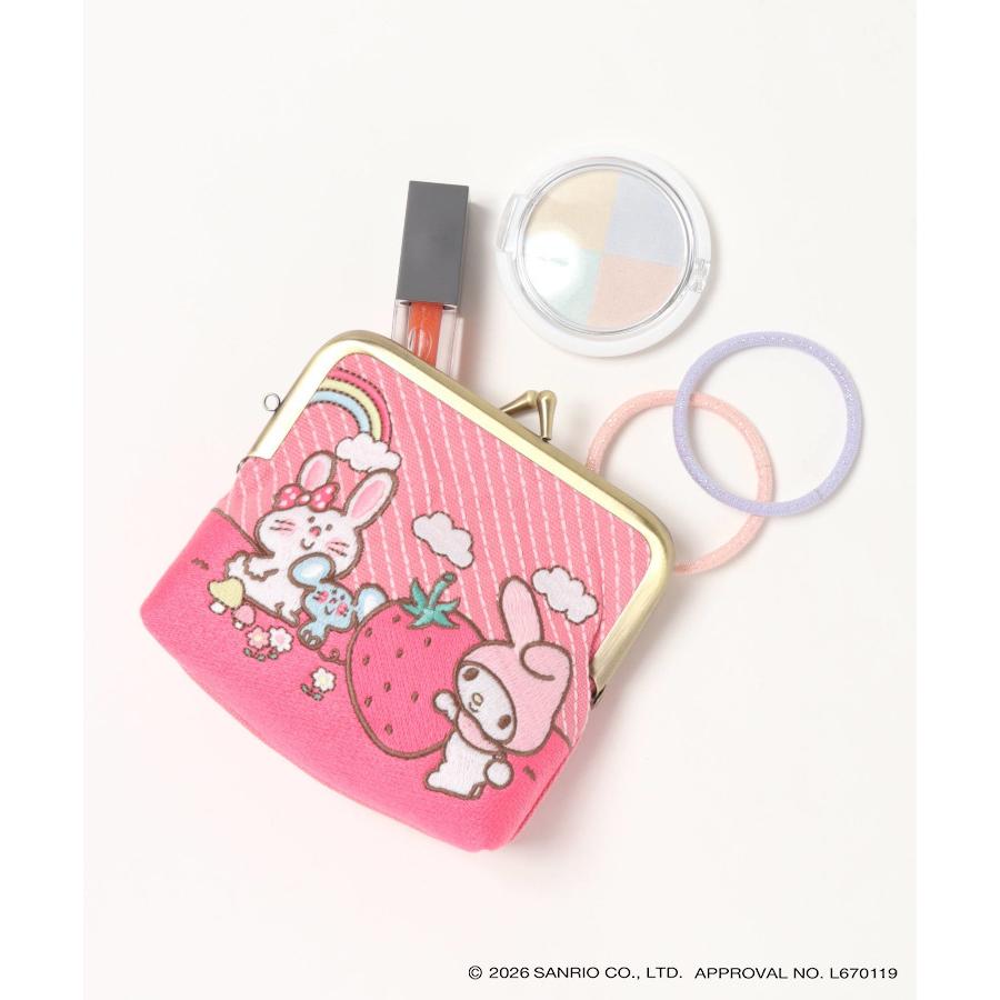 新品 サンリオ バニー＆マッティ がま口パース お財布 がま口ポーチ 小物入れ sanrio（サンリオ） サンリオキャラクターズ たたみ刺繍 ミニがま口