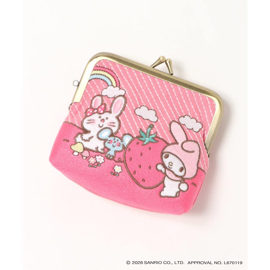 sanrio（サンリオ） サンリオキャラクターズ たたみ刺繍 ミニがま口