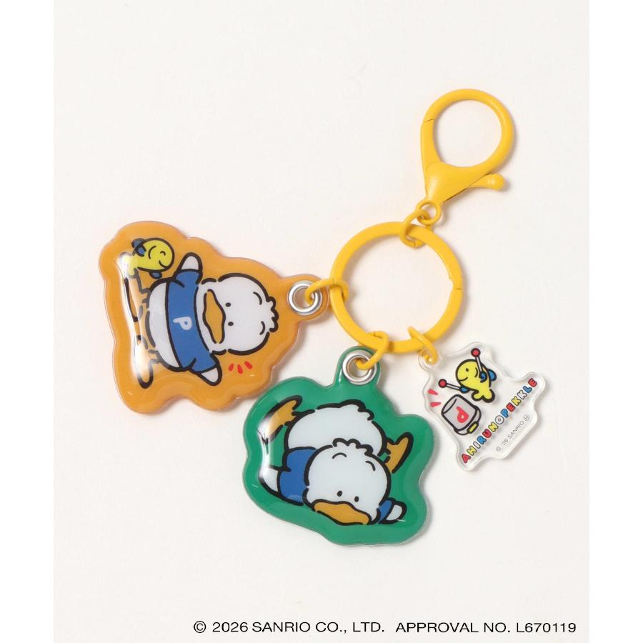 sanrio（サンリオ） レトロ 3連キーホルダー アクリルチャーム PVC