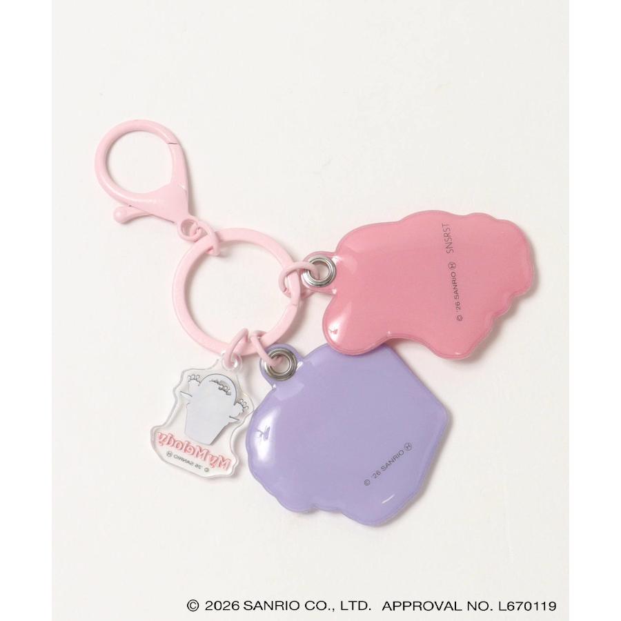 sanrio（サンリオ） レトロ 3連キーホルダー アクリルチャーム PVC