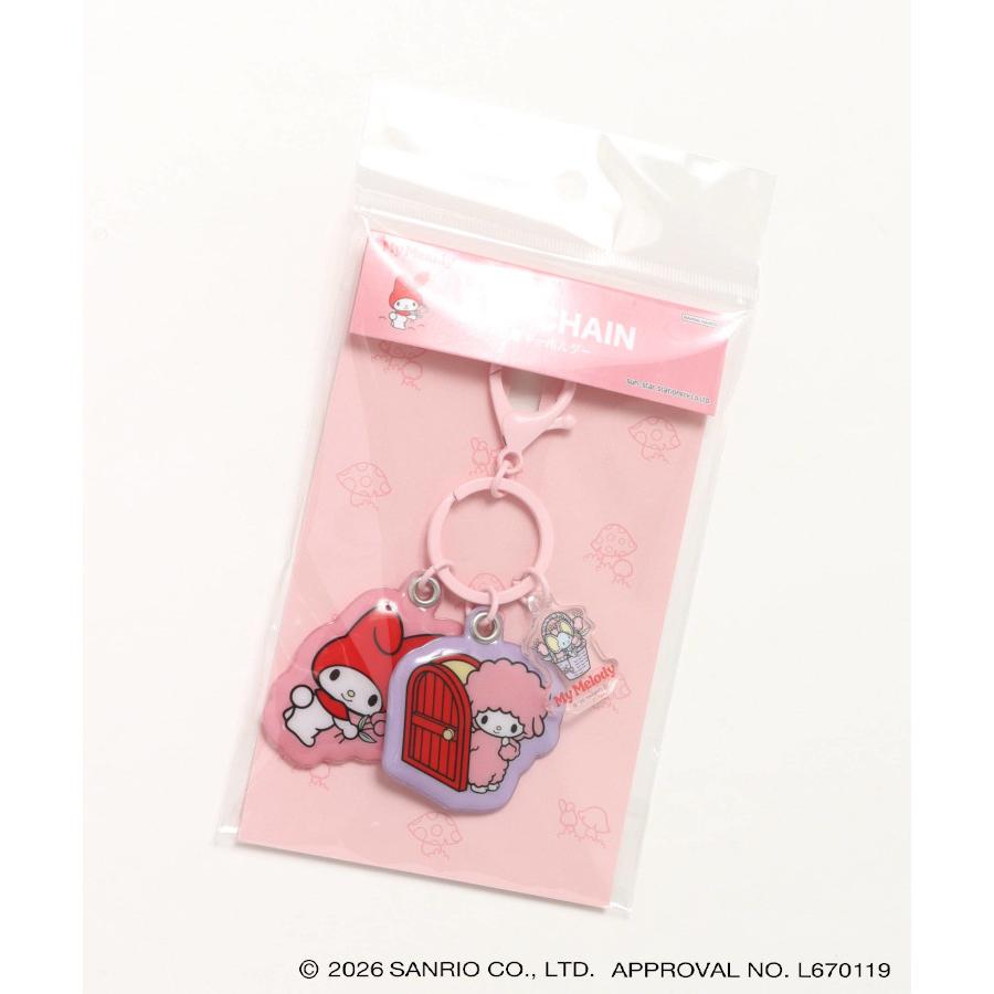sanrio（サンリオ） レトロ 3連キーホルダー アクリルチャーム PVC