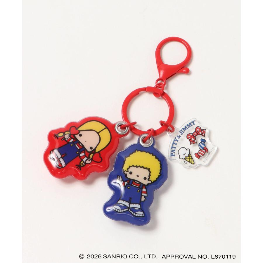 sanrio（サンリオ） レトロ 3連キーホルダー アクリルチャーム PVC