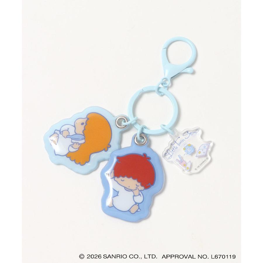 sanrio（サンリオ） レトロ 3連キーホルダー アクリルチャーム PVC