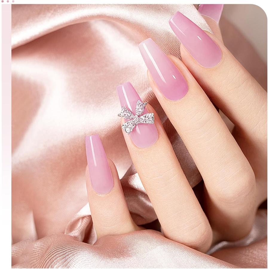 ジェルネイル シアーカラージェル 2色セット ゼリー ナチュラルピンク