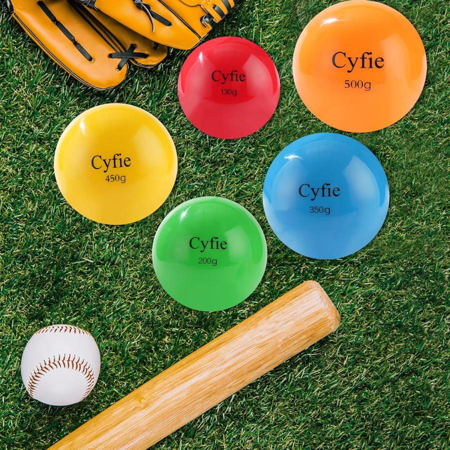 Cyfie 野球ボール サンドボール 130g 球速アップ トレーニングボール