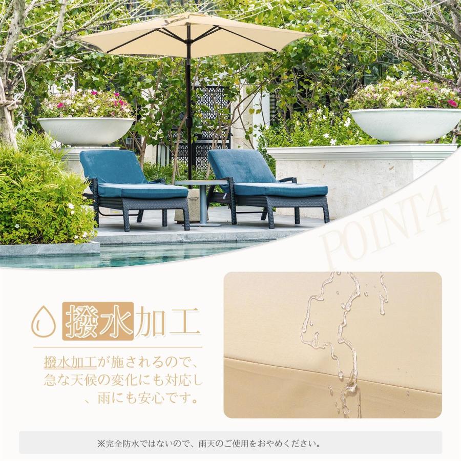 ガーデンパラソル Amazon.co.jp: ABCCANOPY ガーデンパラソル 大型 パラソル 風に強い