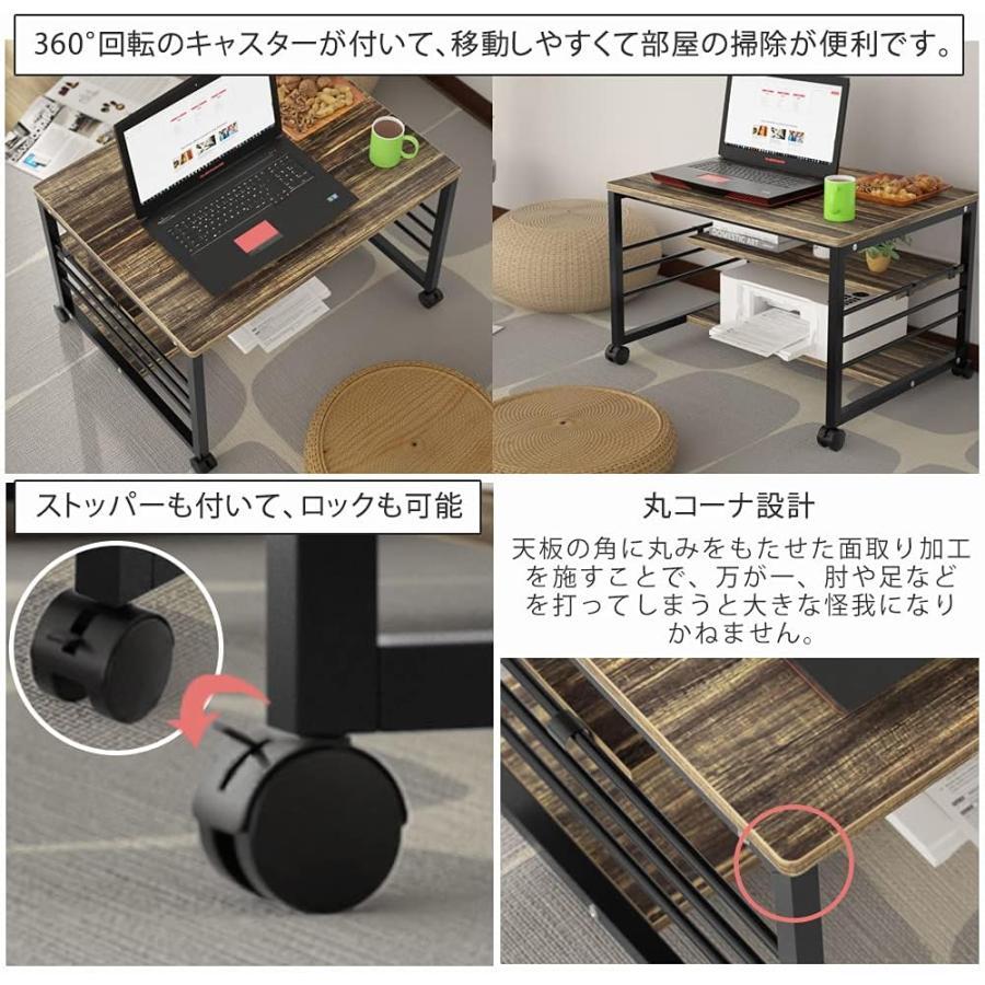 【数量限定】DEWEL パソコンデスク 机 テレワーク用 モニタースタンド付き 数量限定】DEWEL パソコンデスク 机 テレワーク用 モニタースタンド