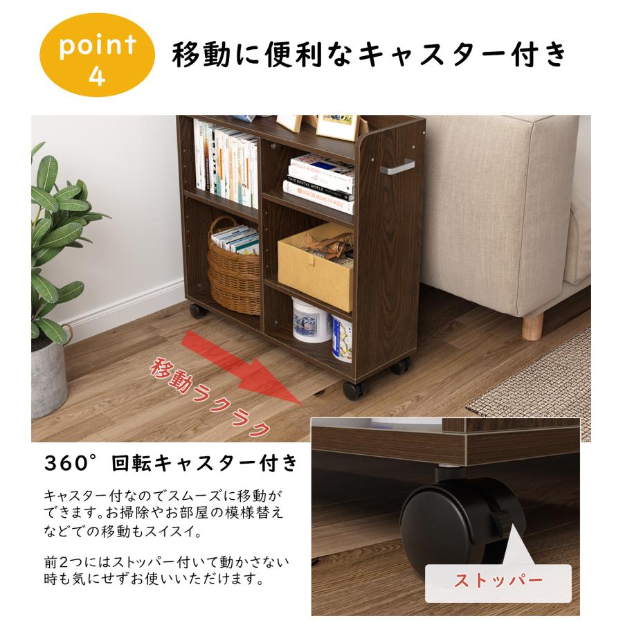 スライド可動式本棚自作移動キャスター付き スライド可動式本棚自作移動キャスター付き