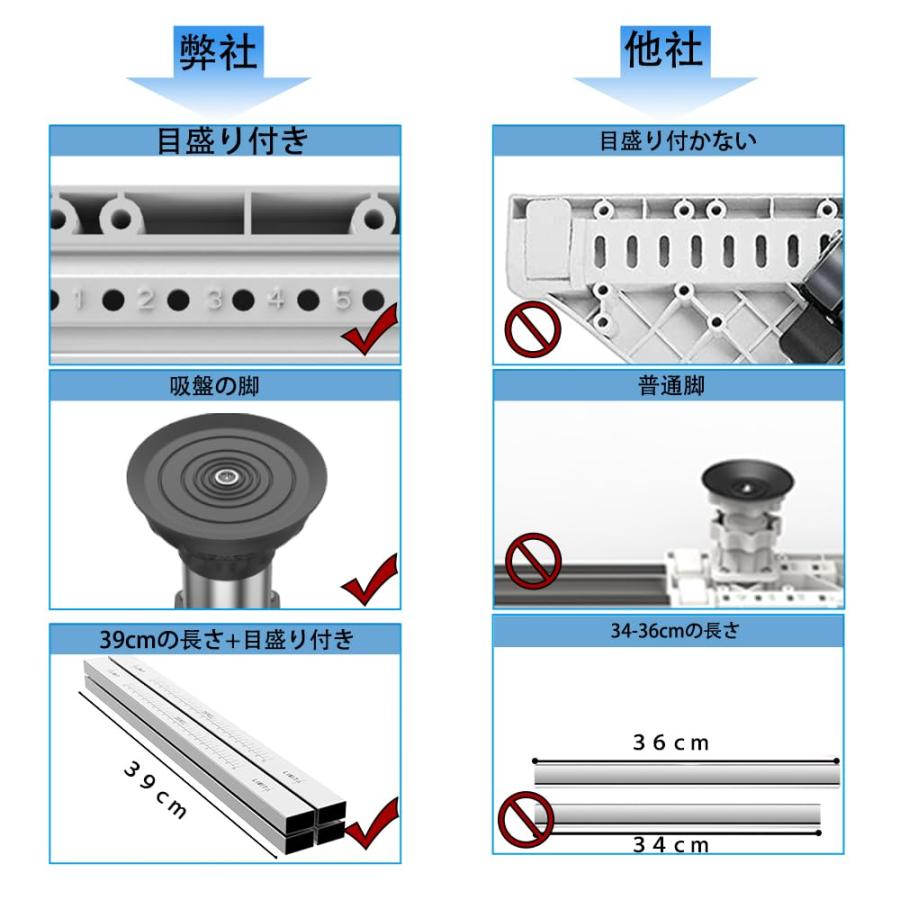 洗濯機 置き台 かさ上げ台 ステインレス製 防振パッド付き 耐荷重約500kg 伸縮式 増大増高 幅奥行44.5〜70cm 17〜22CM高度調節 昇降可能置き台 |  | 12