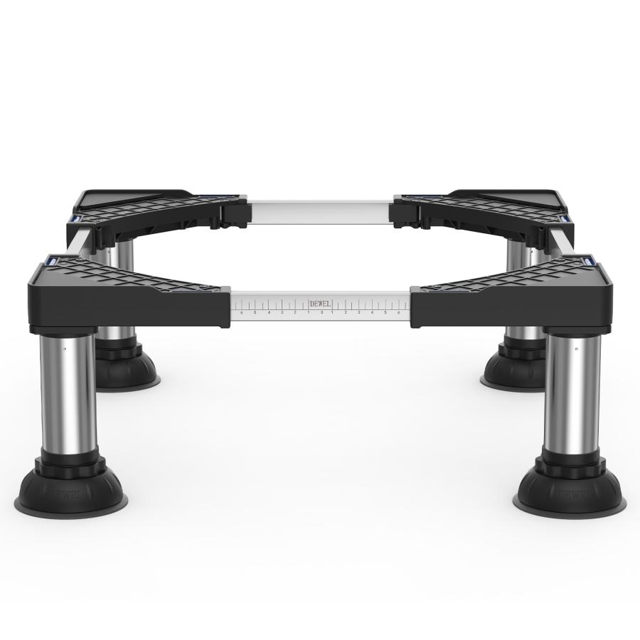 洗濯機 置き台 かさ上げ台 ステインレス製 防振パッド付き 耐荷重約500kg 伸縮式 増大増高 幅奥行44.5〜70cm 17〜22CM高度調節 昇降可能置き台 |  | 21