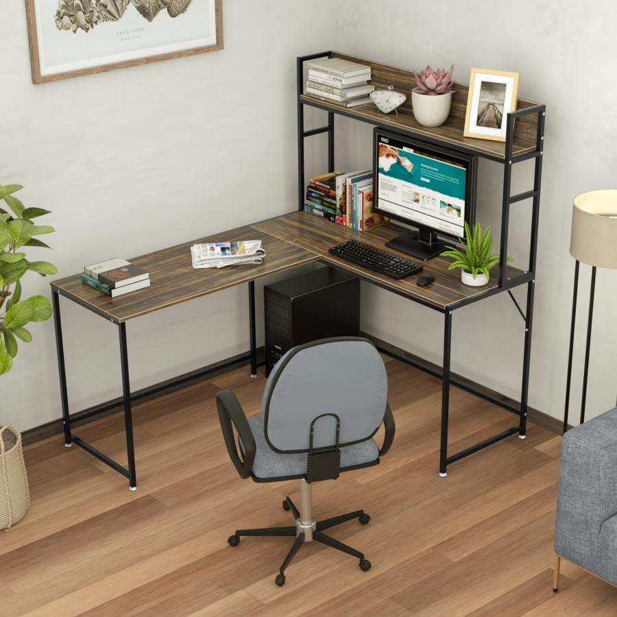 L字型パソコンデスク L字型パソコンデスク(コーナーデスク・木製・幅150cm+90cm