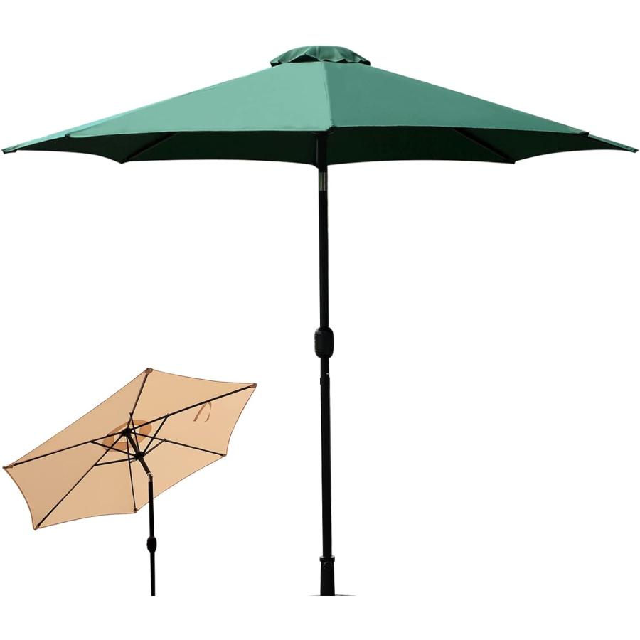 ガーデンパラソル 幅2-2.3-2.7m 日除け ビーチパラソル 撥水加工 UV