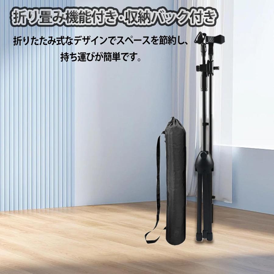 マイクスタンド ストレート マイクホルダー 直立 三脚スタンド 2way