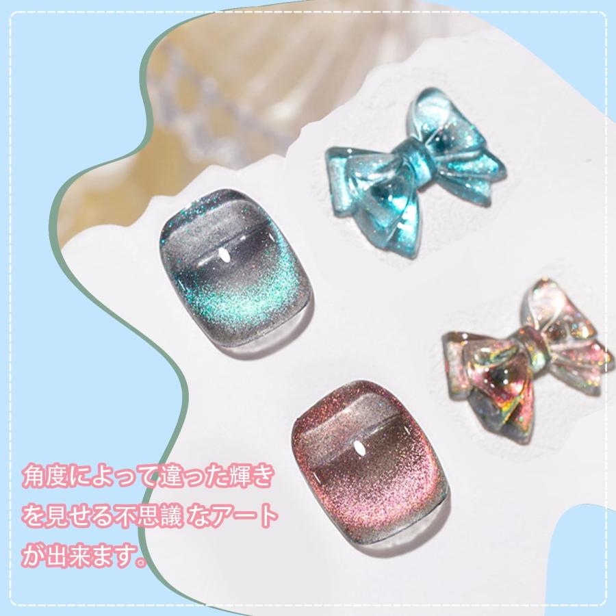 ジェルネイル カラージェル 2色セット マグネット マニキュア