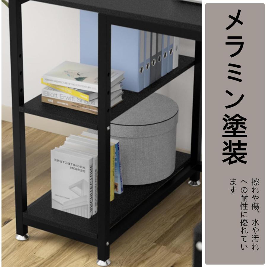 【お値下】L字デスク パソコンデスク 学習机 収納引き出し付き モニタースタンド パソコンデスク L字デスク pcデスク L字型 160cm コーナーデスク pc 机