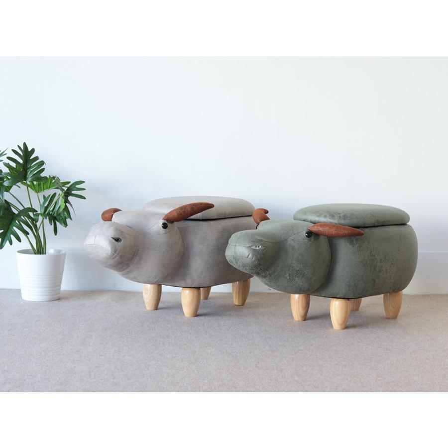 22日限定10倍P付] アニマルスツール スツール 収納 動物 動物