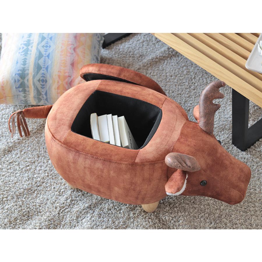 バッファロースツール イス 収納 Amazon.co.jp: アニマルスツール スツール 収納 動物 収納