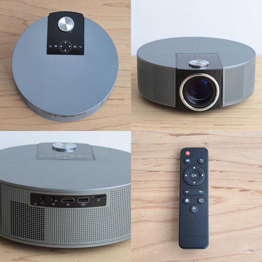 プロジェクター 4K対応 220ANSIルーメン 5000ルーメン 家庭用 WiFi