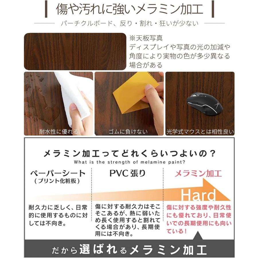 先着限定! パソコンデスク PCデスク 幅100cm キーボード置き付 CPU収納