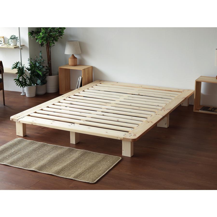 ベッドフレーム マットレス付き ダブル マットレス セット ベッド