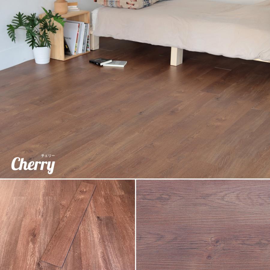 フロアタイル 置くだけ 6畳 72枚 床タイル ウォルナット ナチュラル