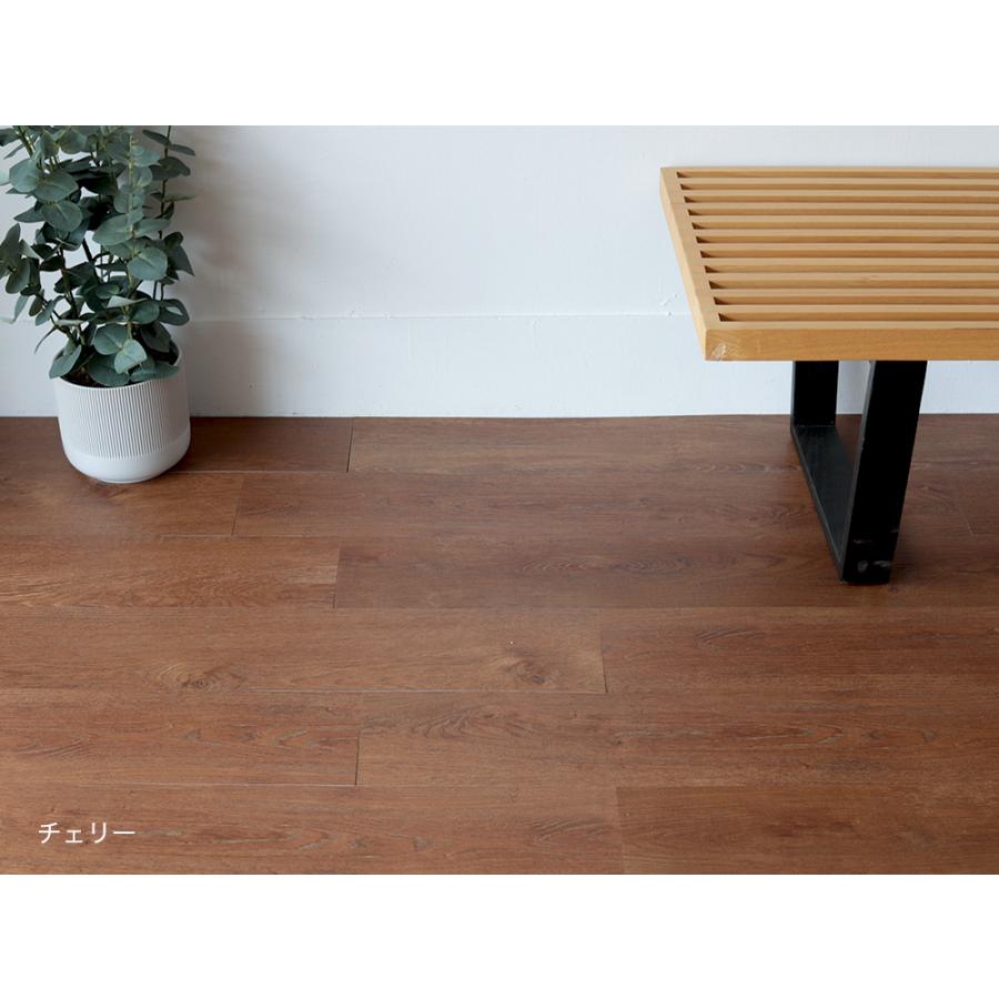 フロアタイル 置くだけ 6畳 72枚 床タイル ウォルナット ナチュラル