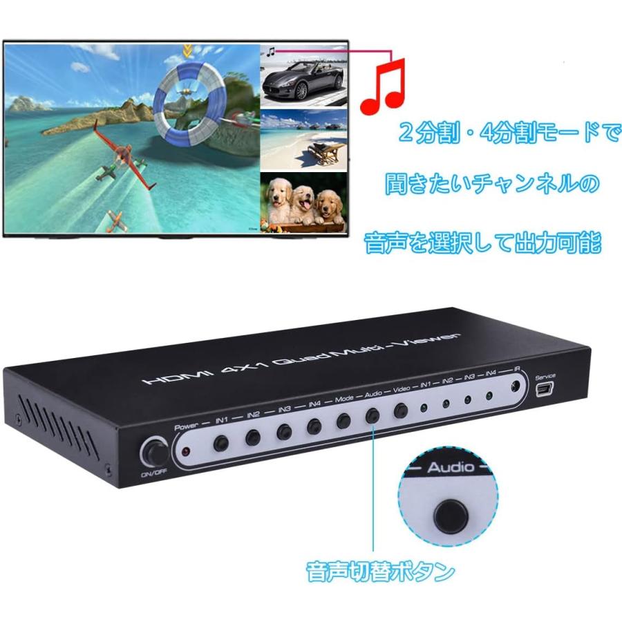 ES-Tune HDMI画面分割器 マルチビューワー 画面分割 企業・エンジニア
