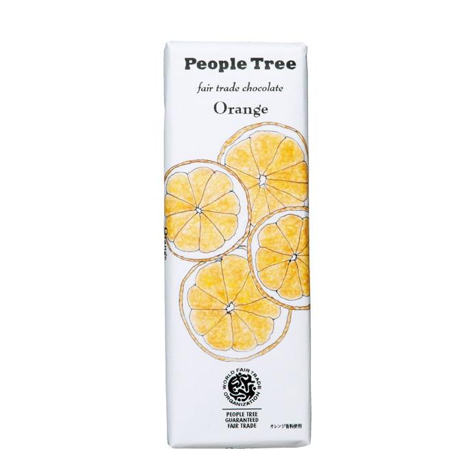 チョコレート　People Tree　オレンジチョコ 50gx22枚セット(1ケース）　alishan