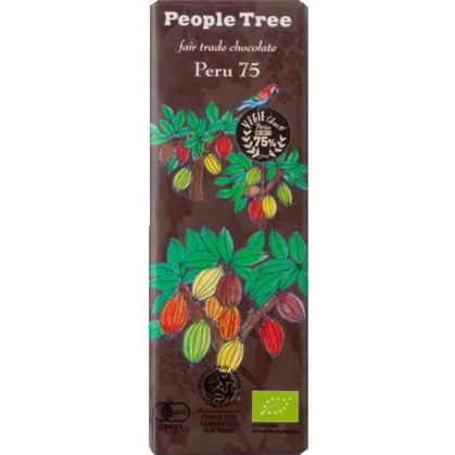 チョコレート　People Tree ペルー75　チョコレート 50gx22枚セット(1ケース）　alishan